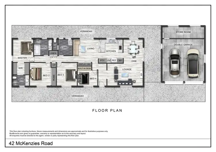 Floorplan of Homely house listing, 42 McKenzies Road, Bundaberg North QLD 4670