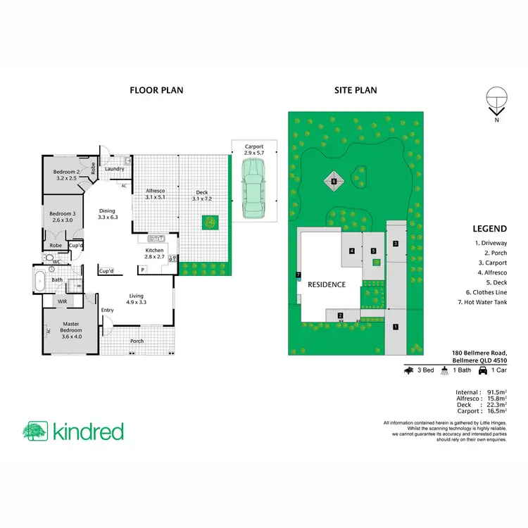 Floorplan of Homely house listing, 180 Bellmere Road, Bellmere QLD 4510