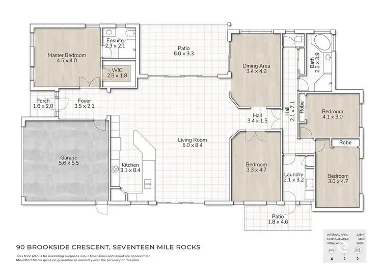 Floorplan of Homely house listing, 90 Brookeside Crescent, Seventeen Mile Rocks QLD 4073