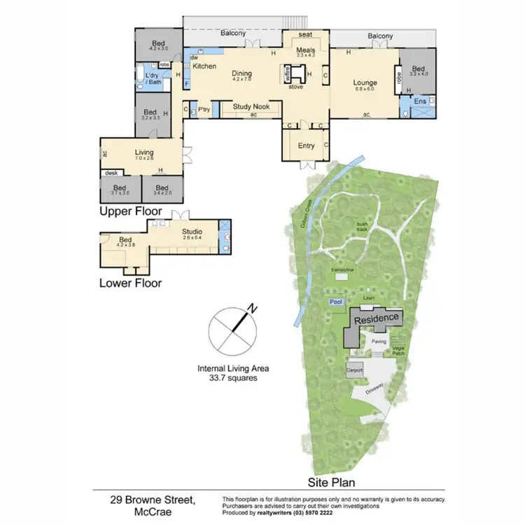 Floorplan of Homely house listing, 29 Browne Street, Mccrae VIC 3938