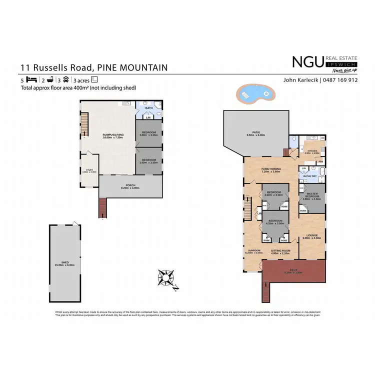 Floorplan of Homely house listing, 11-21 Russells Road, Pine Mountain QLD 4306