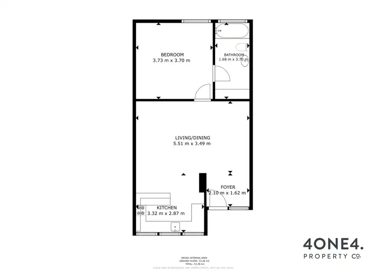 Floorplan of Homely unit listing, Unit 6/14B Coleman Street, Moonah TAS 7009