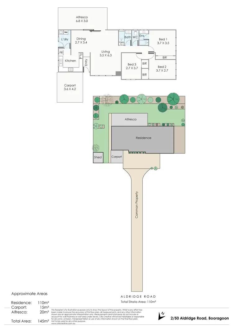 Floorplan of Homely house listing, 2/50 Aldridge Road, Booragoon WA 6154