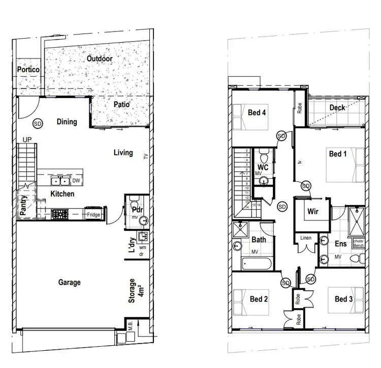 Floorplan of Homely house listing, 27 Tinnanbar Terrace, Maroochydore QLD 4558