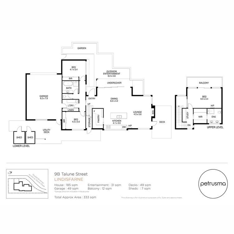 Floorplan of Homely house listing, 9B Talune Street, Lindisfarne TAS 7015