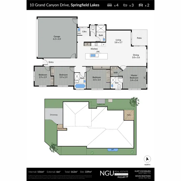 Floorplan of Homely house listing, 10 Grand Canyon Drive, Springfield Lakes QLD 4300