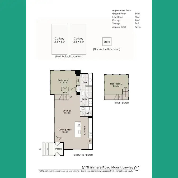Floorplan of Homely apartment listing, 5/1 Thirlmere Road, Mount Lawley WA 6050