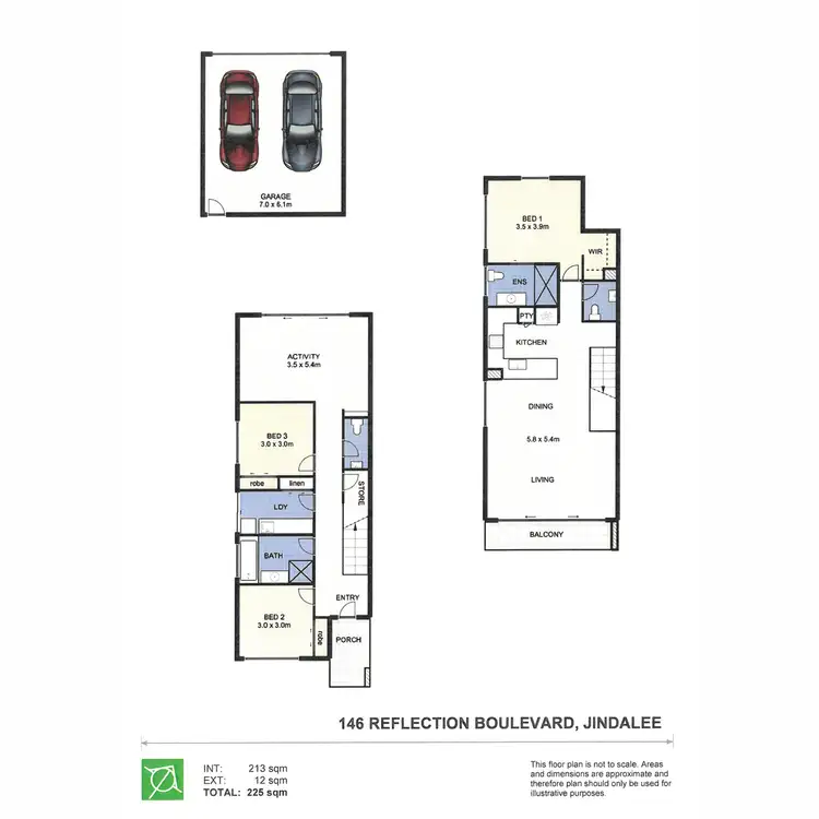 Floorplan of Homely house listing, 146 Reflection Boulevard, Jindalee WA 6036