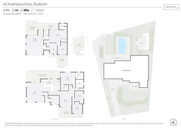 Floorplan of Homely house listing, 42 Andriana Drive, Buderim QLD 4556