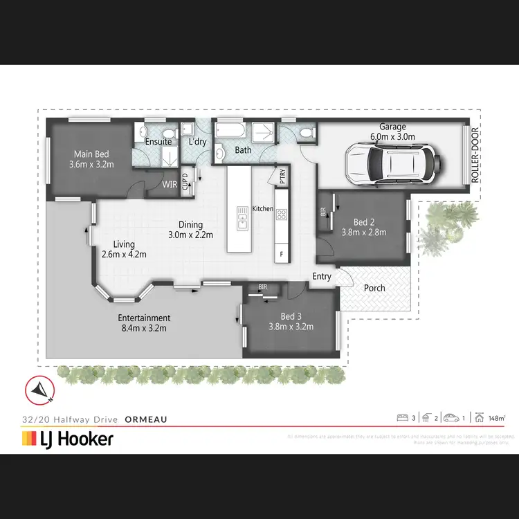 Floorplan of Homely unit listing, 32/20 Halfway Drive, Ormeau QLD 4208