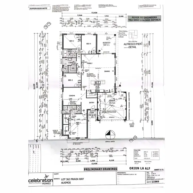 Floorplan of Homely house listing, 5 Pravia Way, Alkimos WA 6038