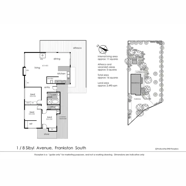 Floorplan of Homely house listing, 1/8 Sibyl Avenue, Frankston South VIC 3199