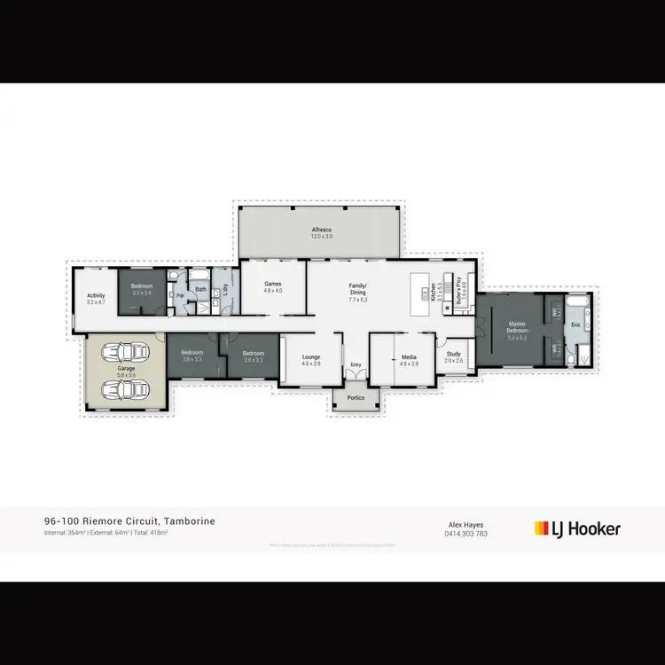 Floorplan of Homely house listing, 96-100 Riemore Circuit, Tamborine QLD 4270