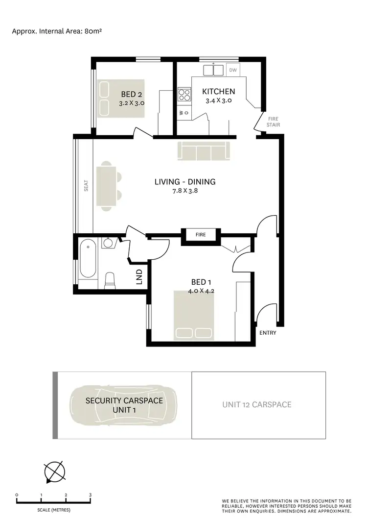 Floorplan of Homely apartment listing, 1/456 Edgecliff Road, Edgecliff NSW 2027
