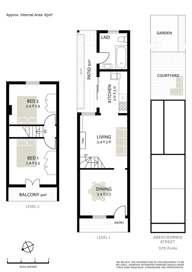 Floorplan of Homely terrace listing, 162 Abercrombie Street, Redfern NSW 2016