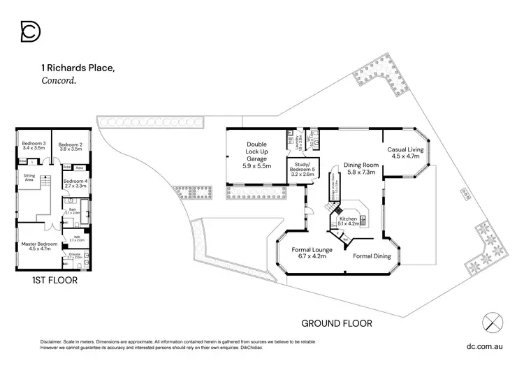 Floorplan of Homely house listing, 1 Richards Place, Concord NSW 2137
