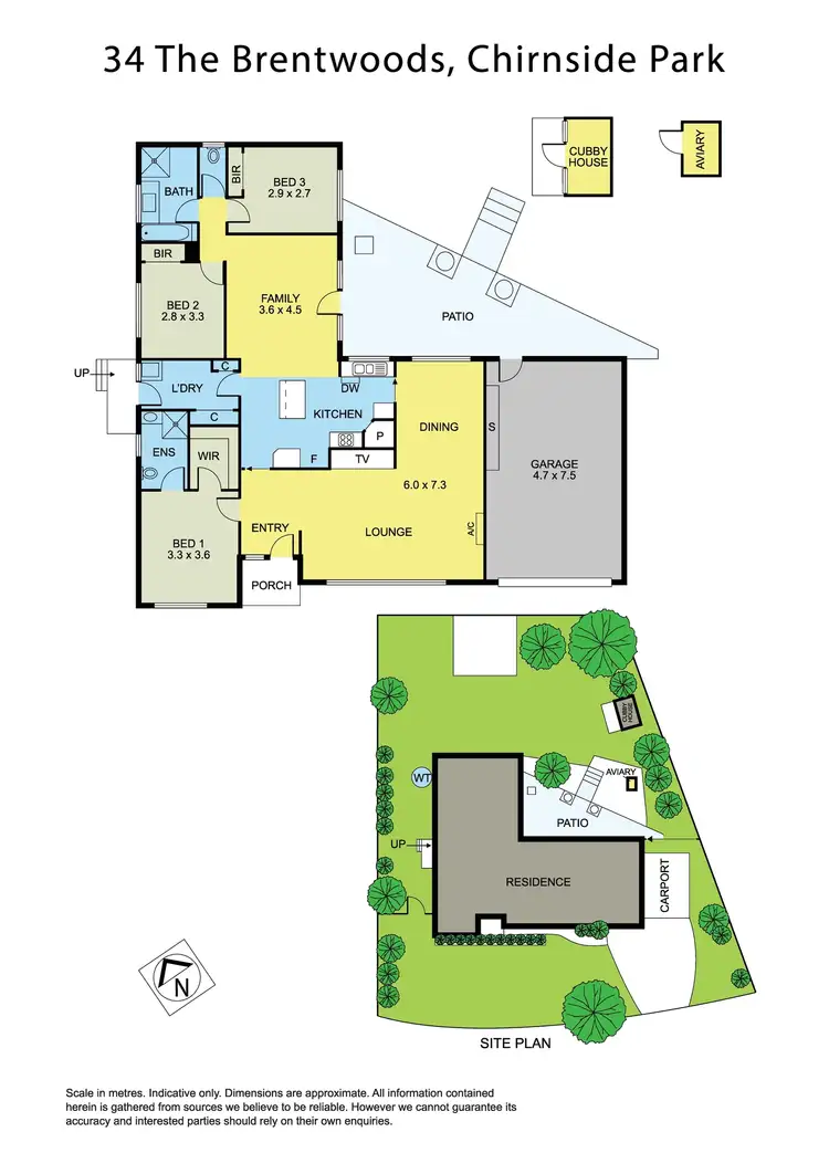 Floorplan of Homely house listing, 34 The Brentwoods, Chirnside Park VIC 3116