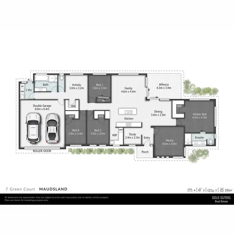 Floorplan of Homely house listing, 7 Green Court, Maudsland QLD 4210