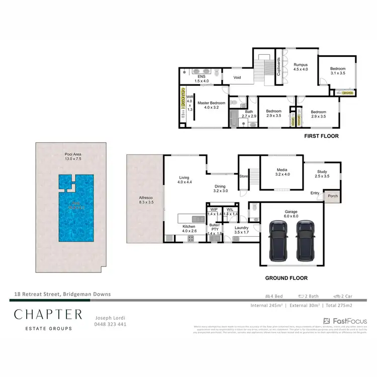 Floorplan of Homely house listing, 18 Retreat Street, Bridgeman Downs QLD 4035