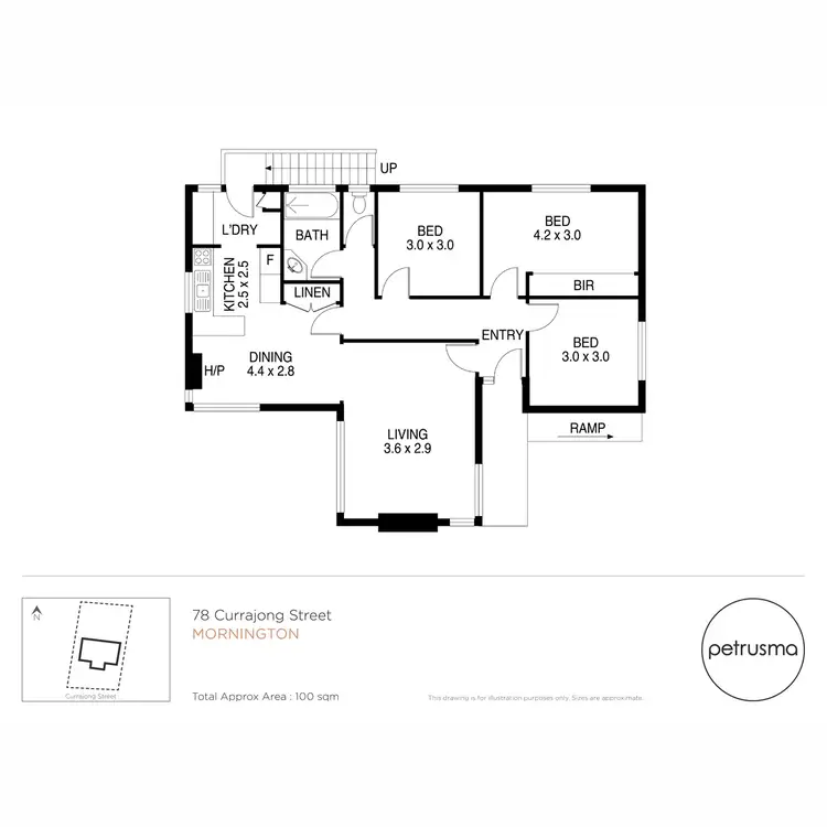 Floorplan of Homely house listing, 78 Currajong Street, Mornington TAS 7018