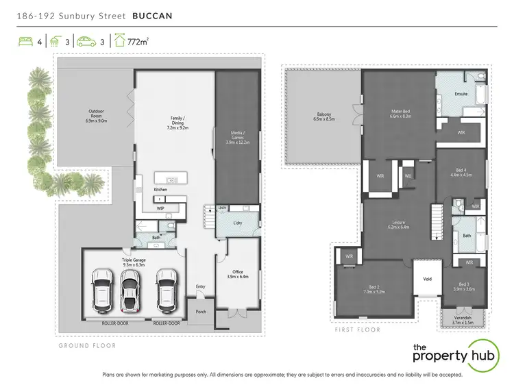 Floorplan of Homely rural property listing, 186-192 Sunbury Street, Buccan QLD 4207
