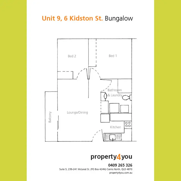 Floorplan of Homely flat listing, 9/6 Kidston Street, Bungalow QLD 4870