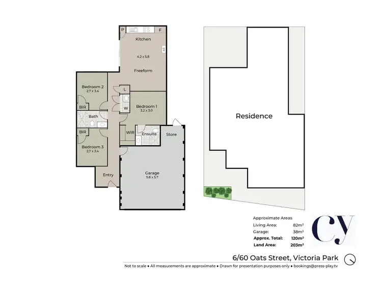 Floorplan of Homely villa listing, 6/60 Oats Street, East Victoria Park WA 6101