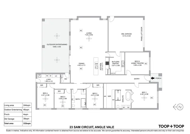 Floorplan of Homely house listing, 23 Sam Circuit, Angle Vale SA 5117