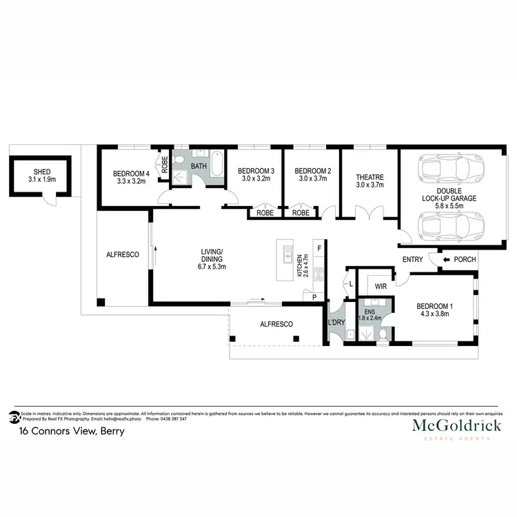 Floorplan of Homely house listing, 16 Connors View, Berry NSW 2535