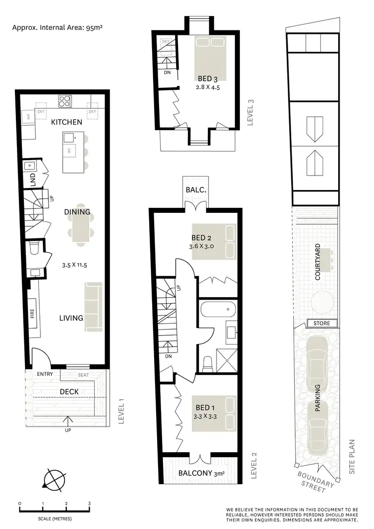Floorplan of Homely terrace listing, 158 Boundary Street, Paddington NSW 2021