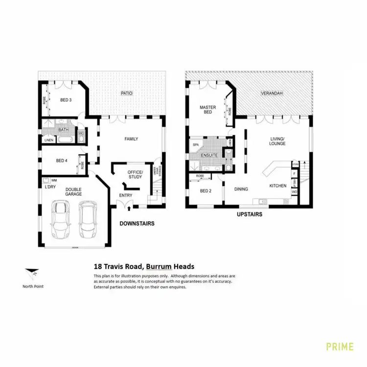 Floorplan of Homely house listing, 18 Travis Road, Burrum Heads QLD 4659