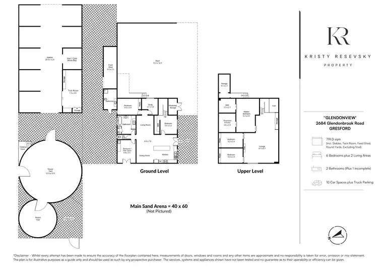 Floorplan of Homely rural property listing, 2684 Glendonbrook Road, Gresford NSW 2311