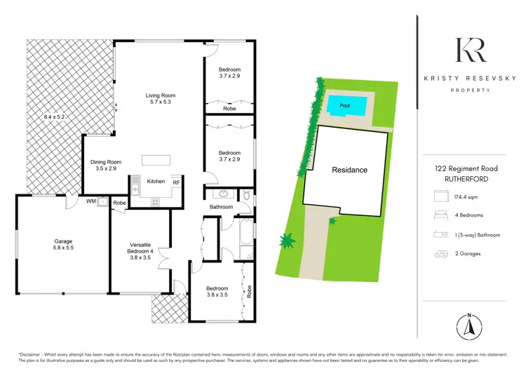 Floorplan of Homely house listing, 122 Regiment Road, Rutherford NSW 2320