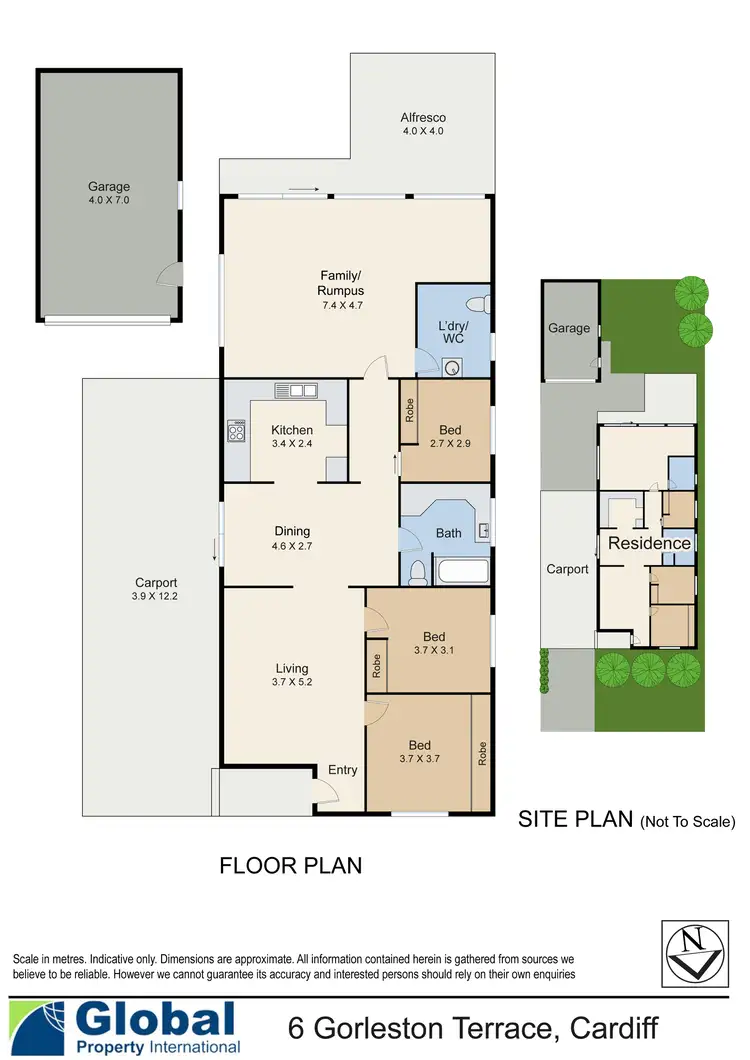 Floorplan of Homely house listing, 6 Gorleston Tce, Cardiff NSW 2285