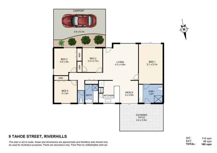 Floorplan of Homely house listing, 9 Tahoe Street, Riverhills QLD 4074