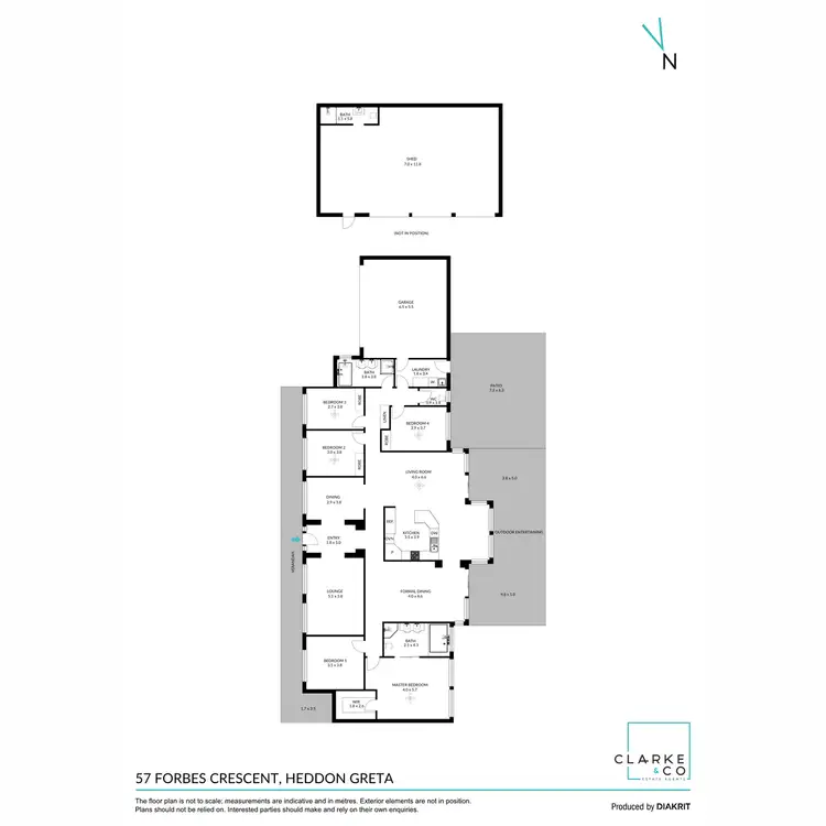Floorplan of Homely house listing, 57 Forbes Crescent, Heddon Greta NSW 2321