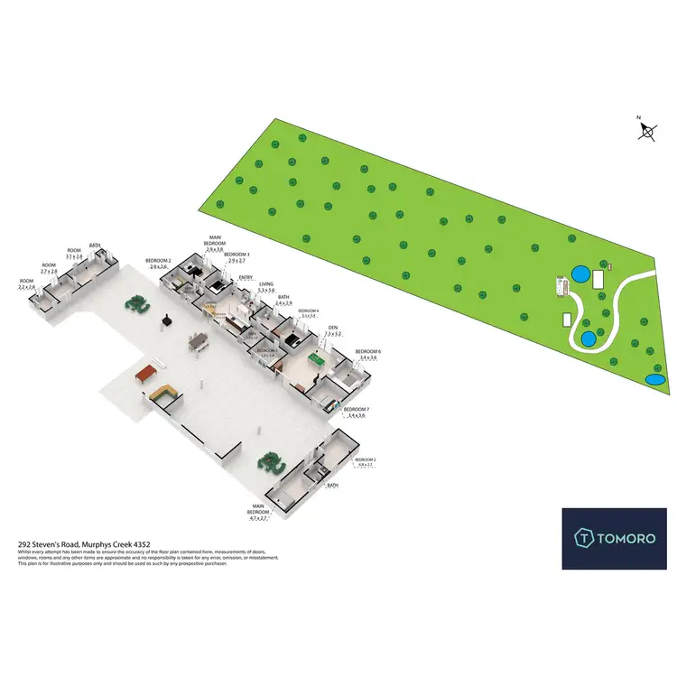 Floorplan of Homely house listing, 292 Stevens Road, Murphys Creek QLD 4352