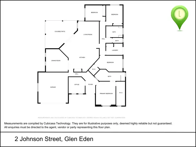 Floorplan of Homely house listing, 2 Johnson Street, Glen Eden QLD 4680