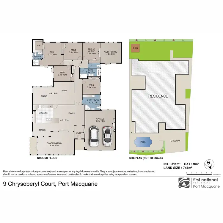 Floorplan of Homely house listing, 9 Chrysoberyl Court, Port Macquarie NSW 2444