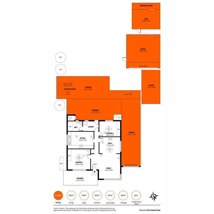 Floorplan of Homely house listing, 6 Woodstock Street, Valley View SA 5093