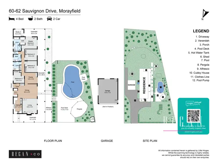 Floorplan of Homely house listing, 60-62 Sauvignon Drive, Morayfield QLD 4506
