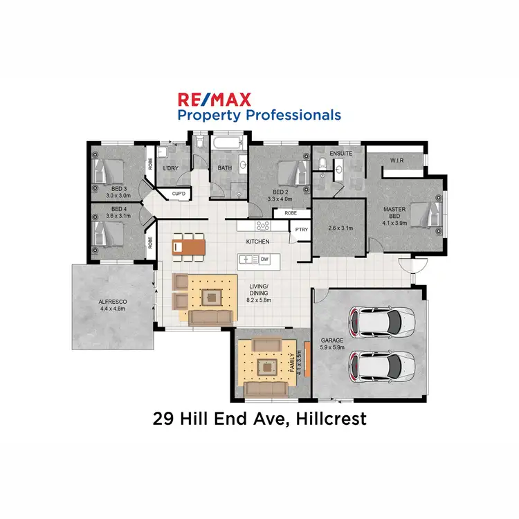 Floorplan of Homely house listing, 29 Hill End Avenue, Hillcrest QLD 4118