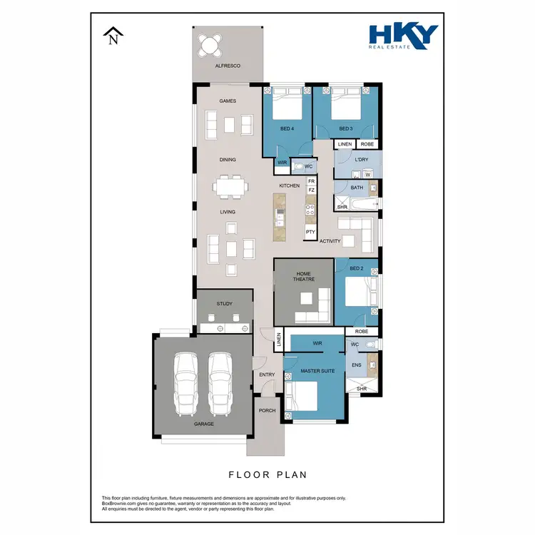 Floorplan of Homely house listing, 54 Jerrail Street, Yanchep WA 6035