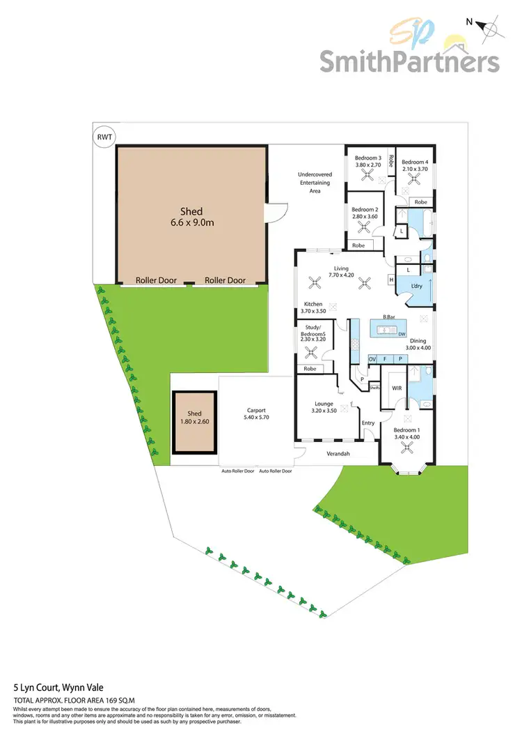 Floorplan of Homely house listing, 5 Lyn Court, Wynn Vale SA 5127