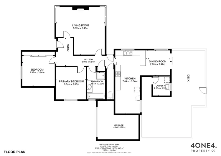 Floorplan of Homely house listing, 63 Grove Road, Glenorchy TAS 7010