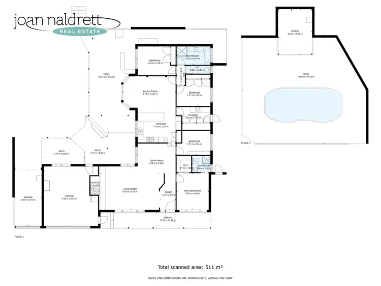Floorplan of Homely house listing, 50 Sans Souci Drive, Wodonga VIC 3690