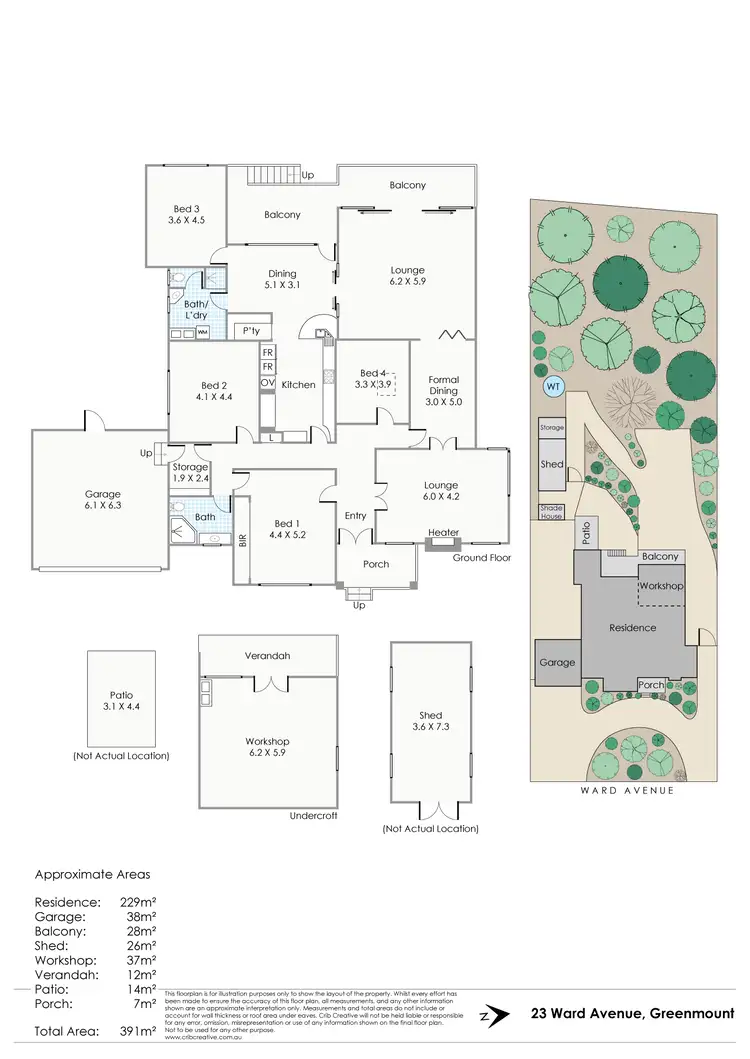 Floorplan of Homely house listing, 23 Ward Avenue, Greenmount WA 6056