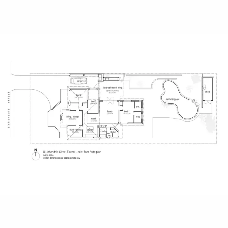 Floorplan of Homely house listing, 8 Lichendale Street, Floreat WA 6014