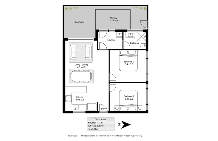 Floorplan of Homely house listing, 4/155 Forrest Street, Fremantle WA 6160