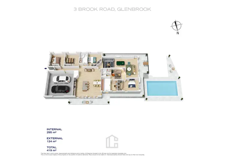 Floorplan of Homely house listing, 3 Brook Road, Glenbrook NSW 2773
